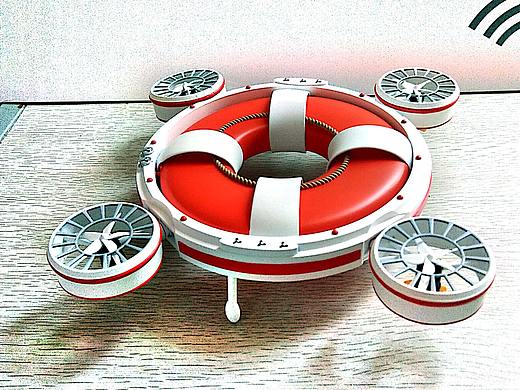 救生飞圈（中国海洋文化设计大赛作品）