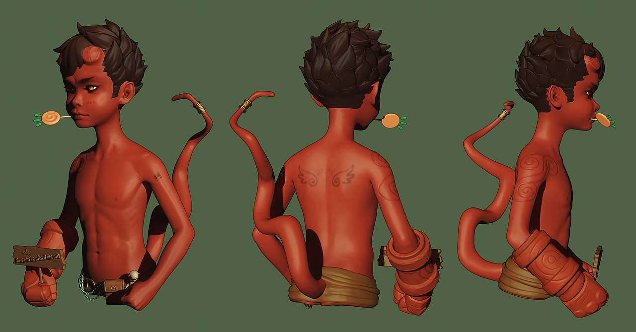 zbrush练习（图ZMTU1MTA2NDMy） - 人物/生物 - 站酷设计师吉呈吉佑原创素材 - 站酷ZCOOL