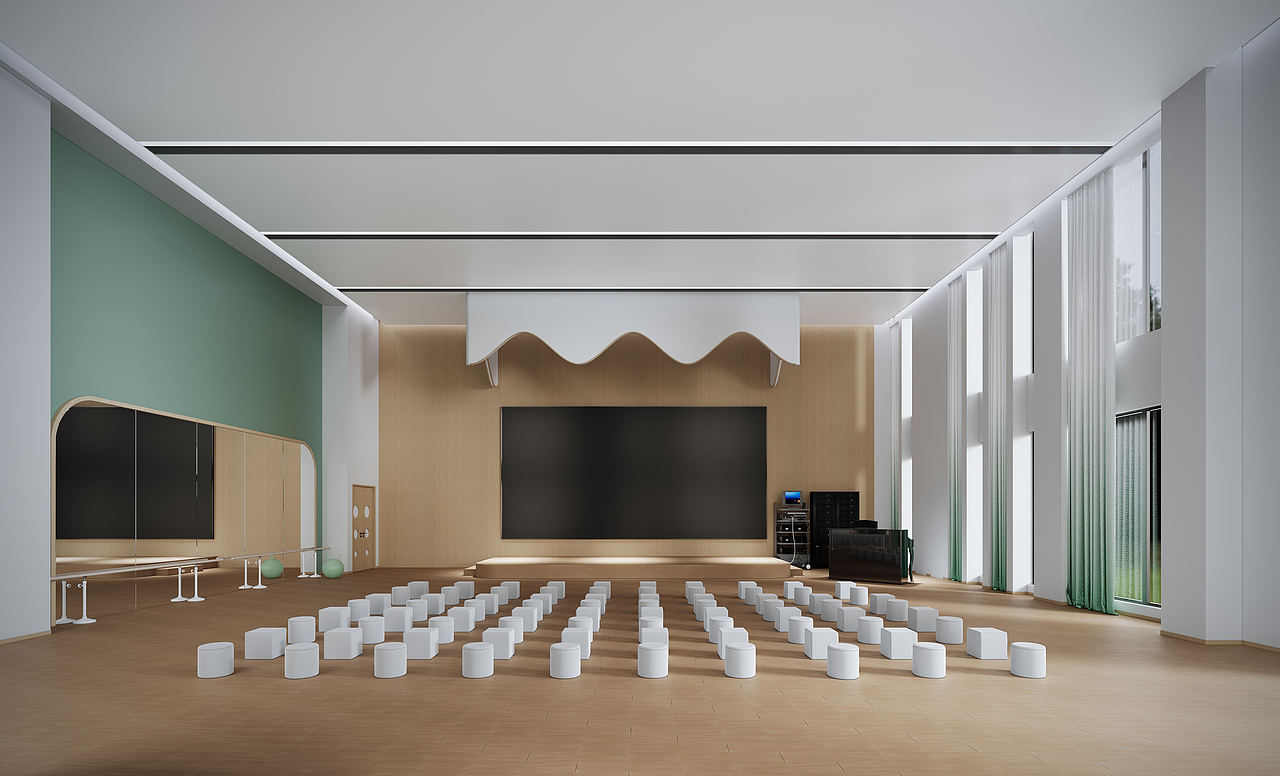 幼儿园效果图表现（图ZMzQ4ODI1OTcy） - 商业空间设计 - 站酷设计师暹罗视觉设计原创素材 - 站酷ZCOOL