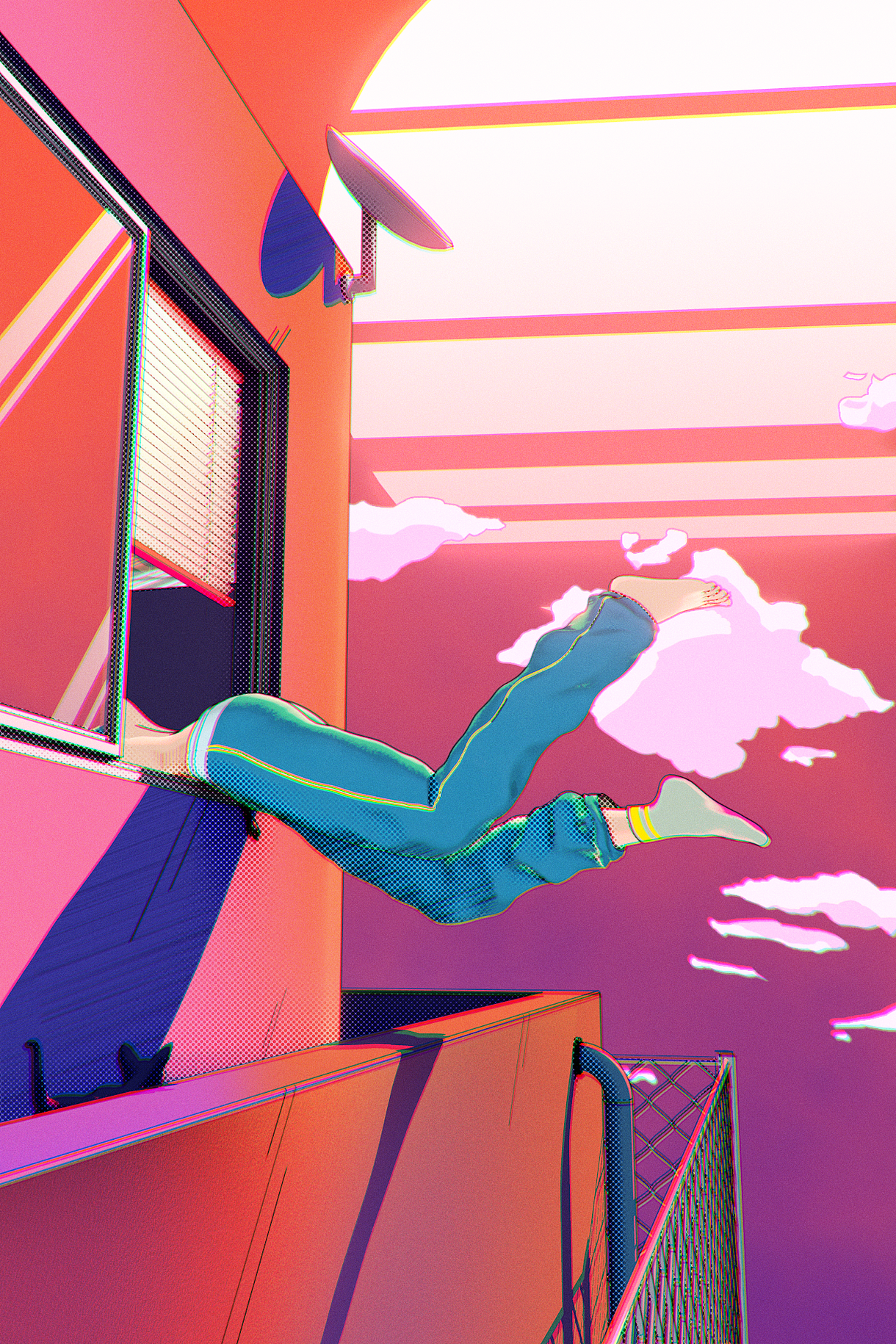 少女的午后（图ZMjIxMzExMDAw） - 艺术插画 - 站酷设计师小叶子哦原创素材 - 站酷ZCOOL