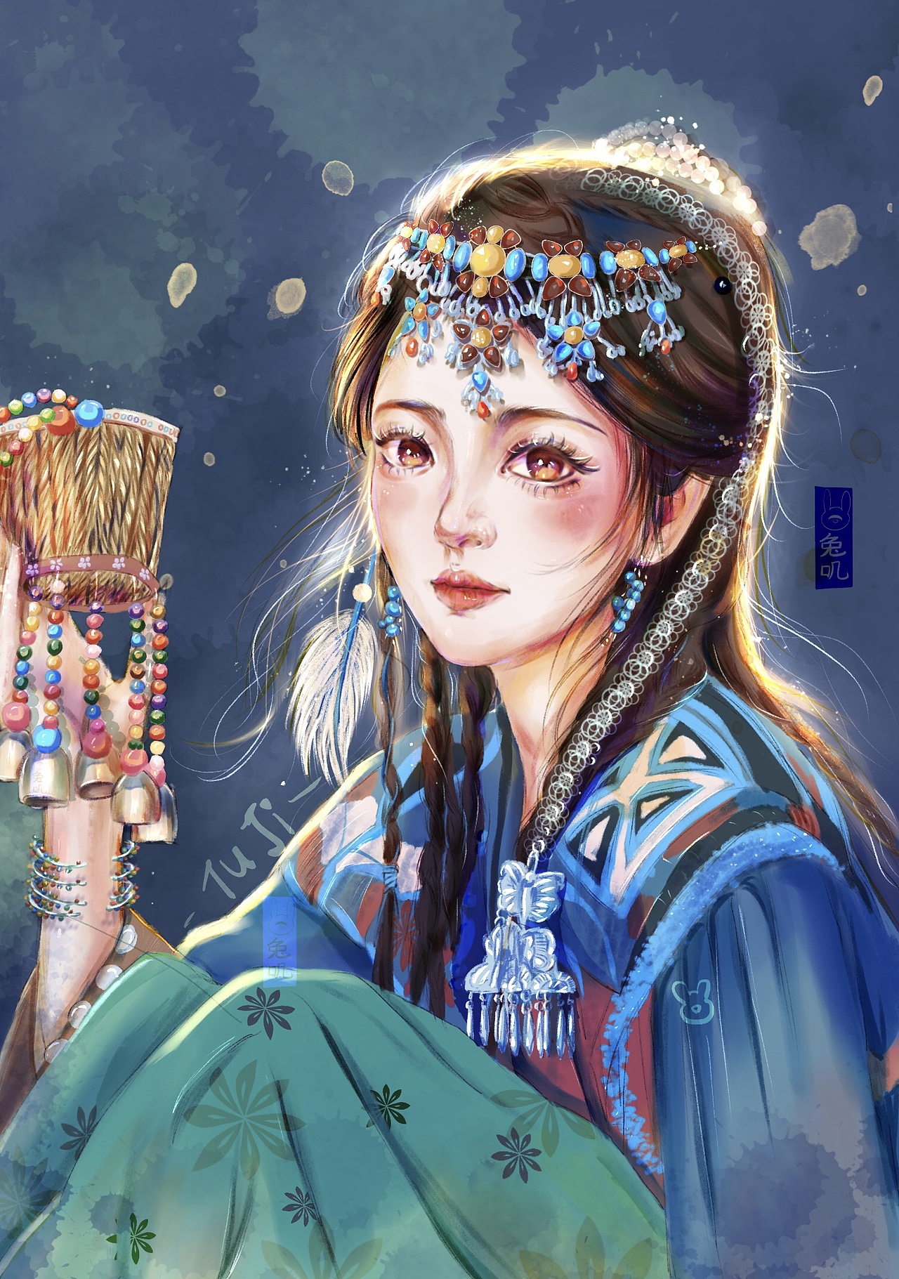 08-手绘头像（图ZMzEzODUwMzI0） - 创作习作 - 站酷设计师Z718049686原创素材 - 站酷ZCOOL