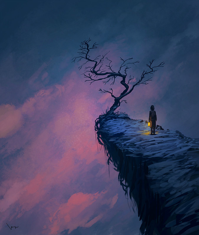 &nbsp;我向着一条路极目望去,&nbsp;直到它消失在丛林深处