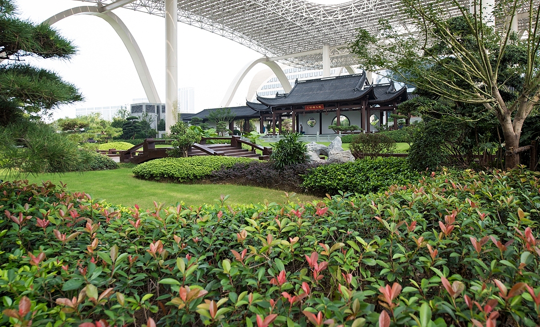 2016年中国G20峰会主会场之“空中花园”