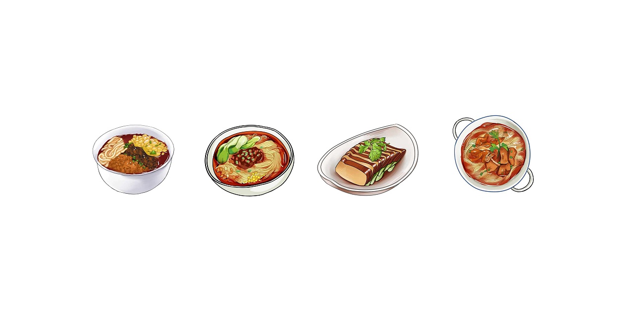 餐饮品牌设计-锦小七（图ZMjk0ODk4MDc2） - 品牌 - 站酷设计师时响文化品牌设计原创素材 - 站酷ZCOOL