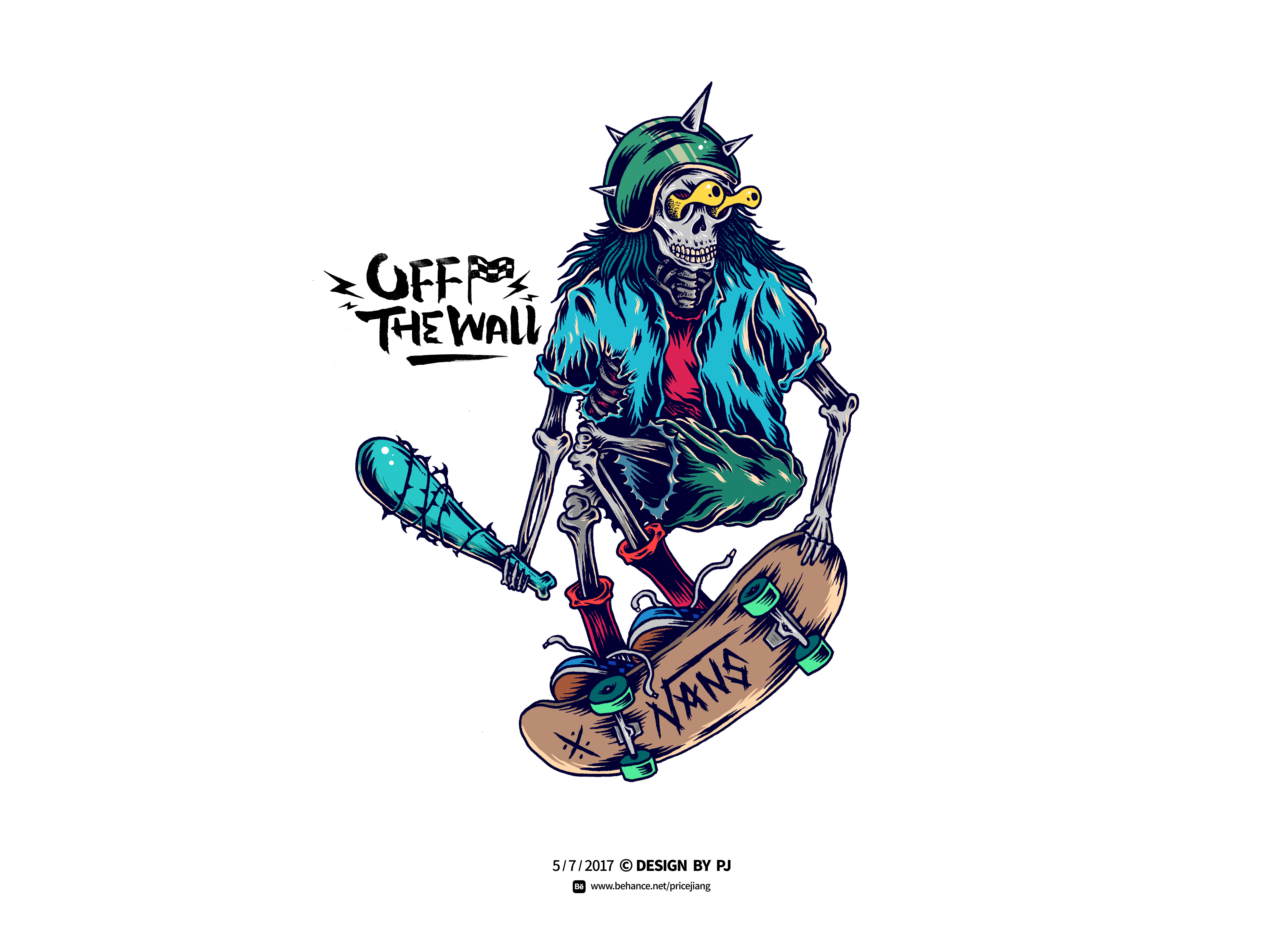 vans2018t恤插图设计|插画|商业插画|richpj - 原创作品 - 站酷