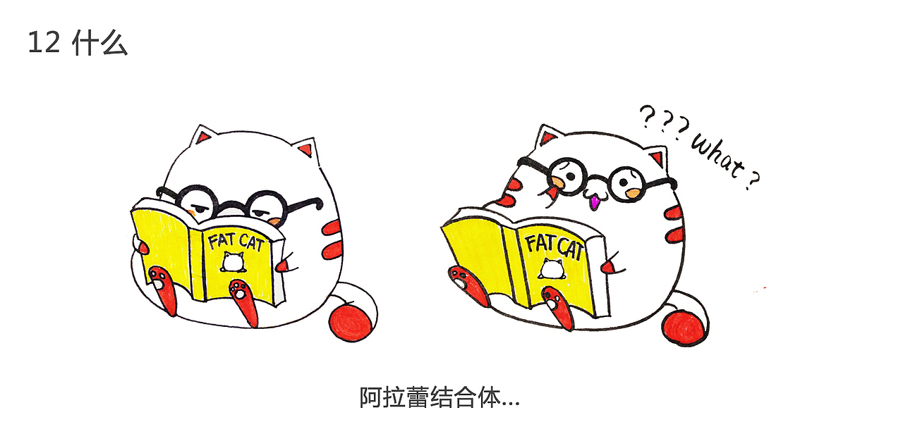 福小喵日常第一季微信表情（图ZNjY3NzMxNDA=） - 网络表情 - 站酷设计师wildcat95原创素材 - 站酷ZCOOL