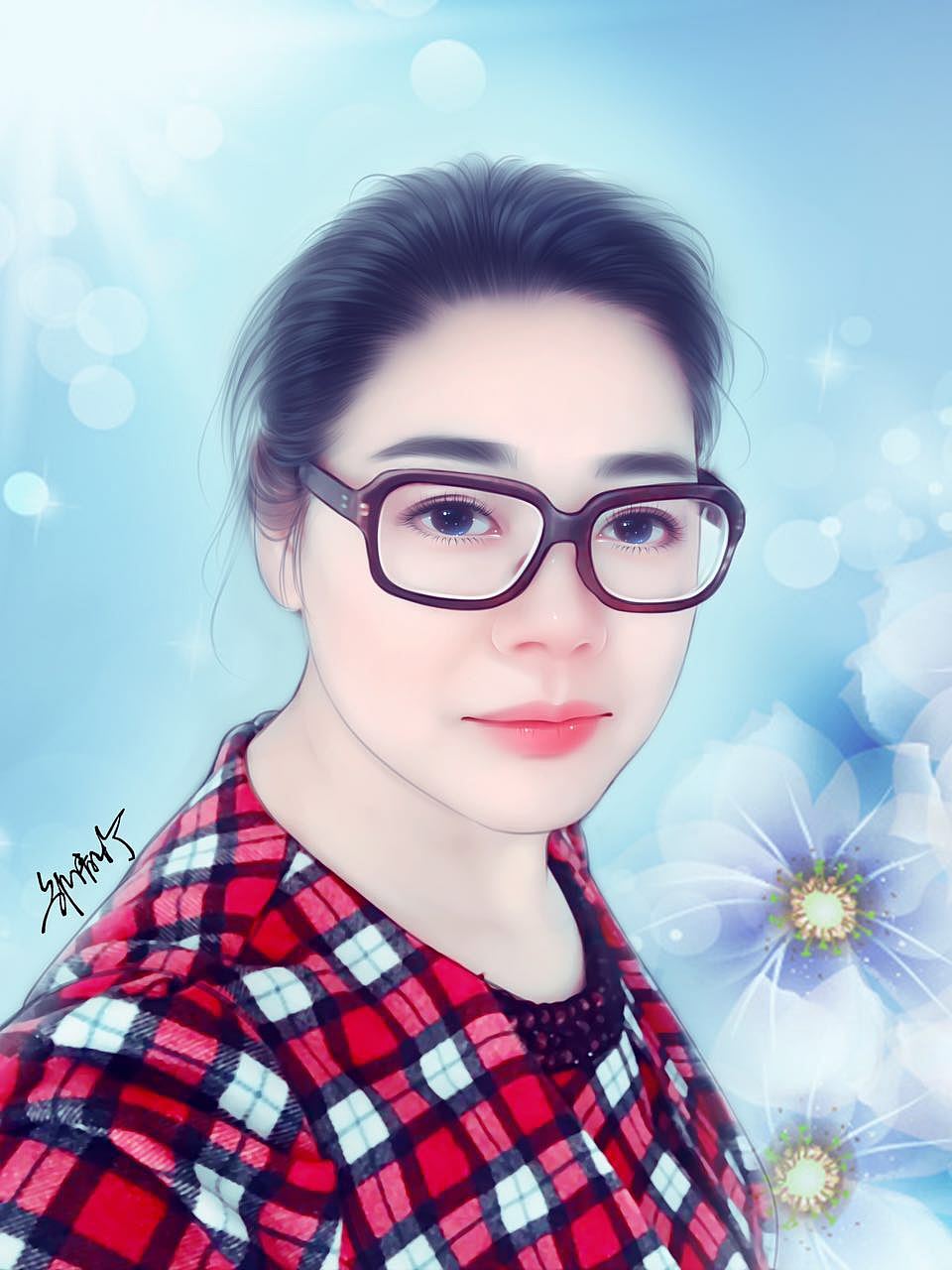 随心竹——手绘板——唯美风格