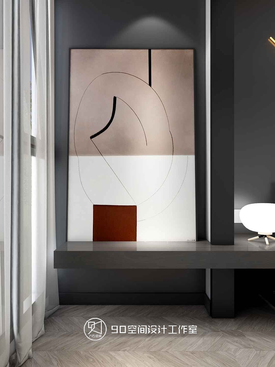 90空间设计∣《黑与白》157平方现代（图ZMjgyMjMzNzAw） - 家装设计 - 站酷设计师设计师赵响原创素材 - 站酷ZCOOL