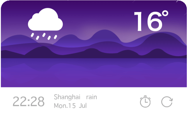 天气插件动效（图ZNjEyNDMzOTI=） - 主题/皮肤 - 站酷设计师大田要开心原创素材 - 站酷ZCOOL