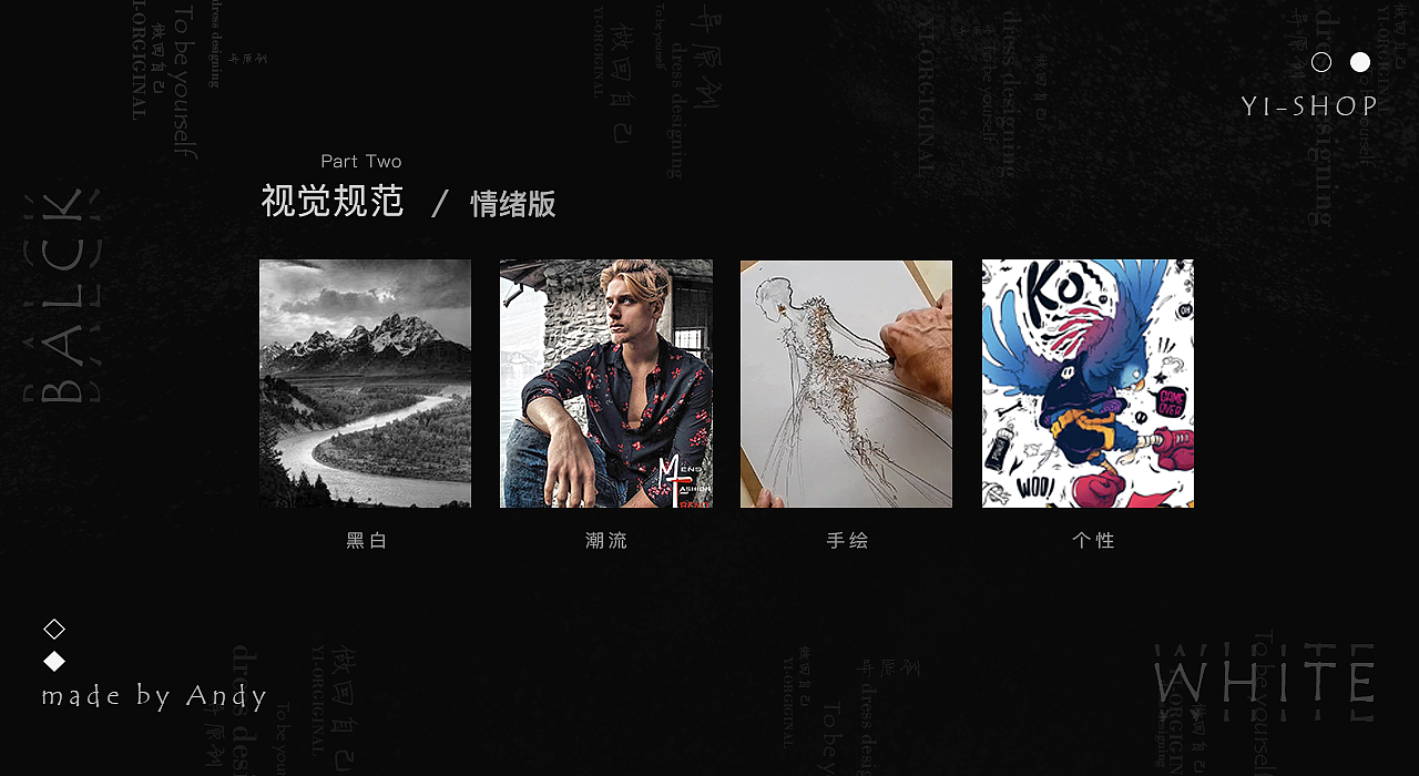 「异原创」电商平台视觉设计