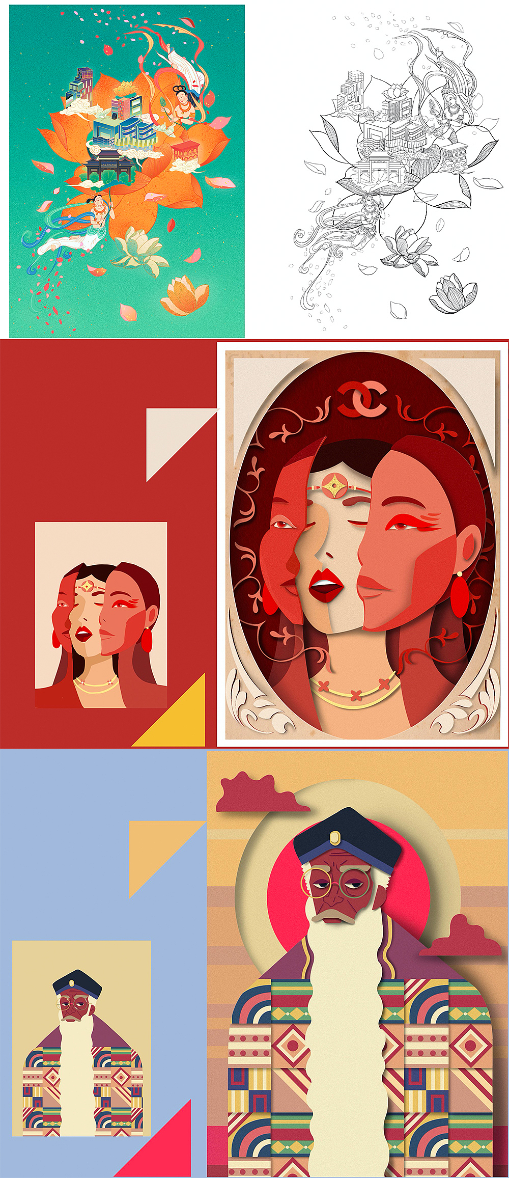近期作品合集+课程优秀作业分享（图ZMjIxNTE3NDYw） - 商业插画 - 站酷设计师张王哲原创素材 - 站酷ZCOOL