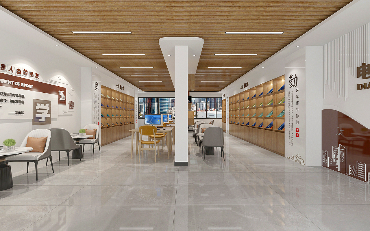 展厅展馆 党建文化 乡村振兴 校园文化 园林景观（图ZMzQ5MjQ1ODY0） - 家装设计 - 站酷设计师西安壹博设计6688原创素材 - 站酷ZCOOL