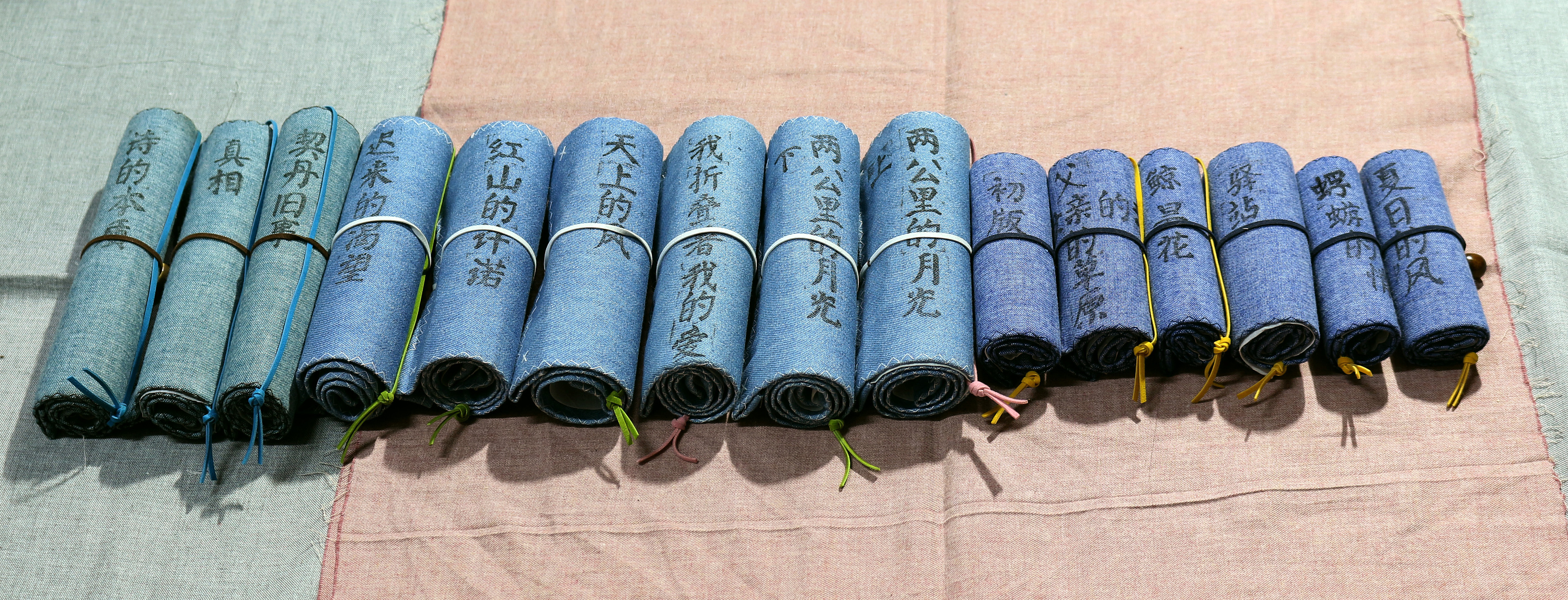 诗集书卷《我折叠着我的爱》——手工书籍装帧