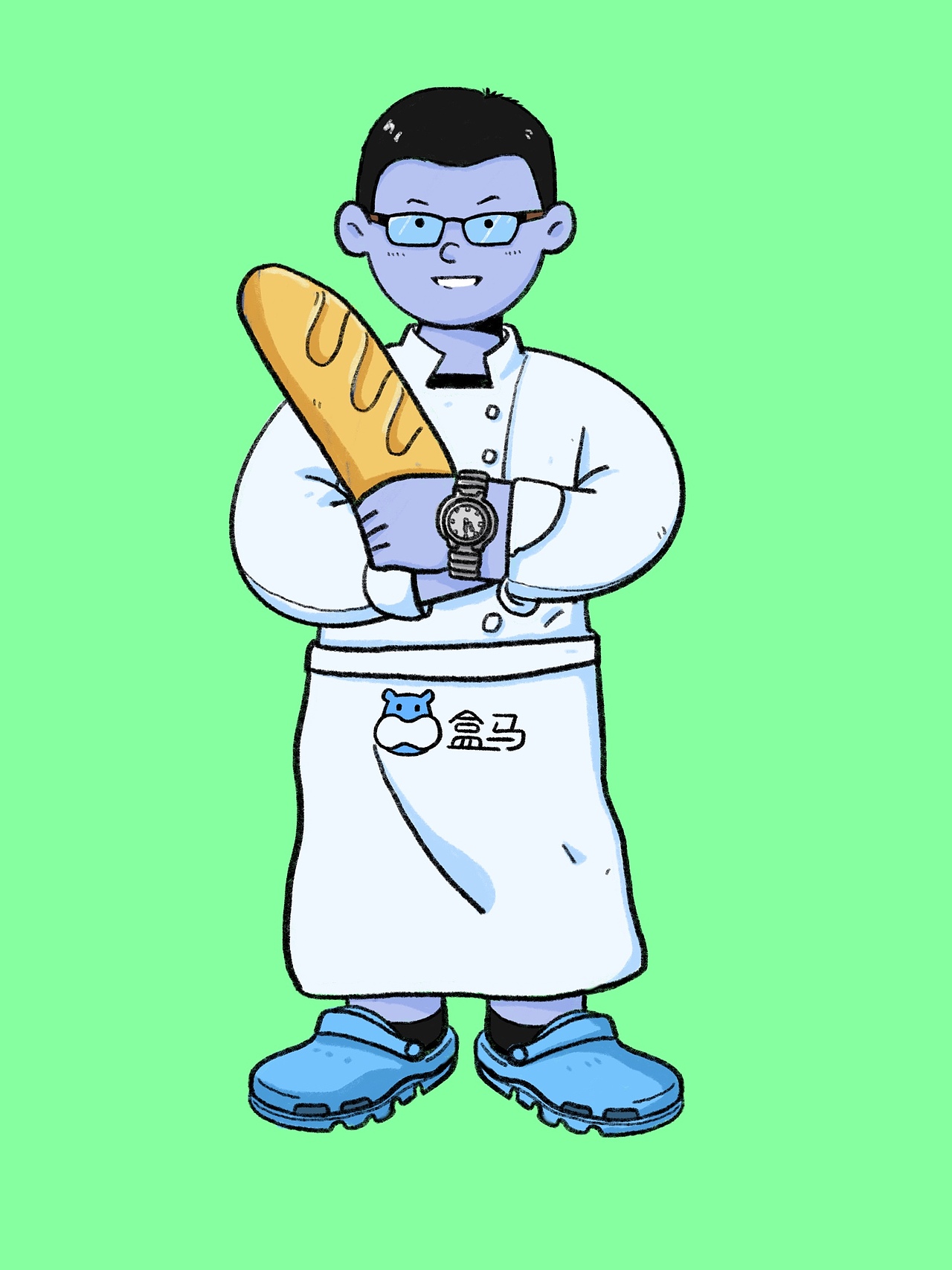 整理一下之前画的一组人物（图ZMTQwNzU4MzE2） - 商业插画 - 站酷设计师一条大咸鱼原创素材 - 站酷ZCOOL