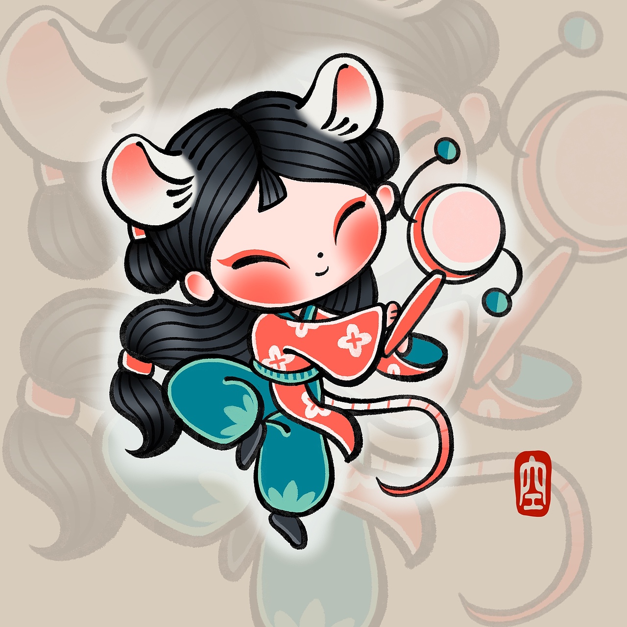 十二生肖系列插画(上)