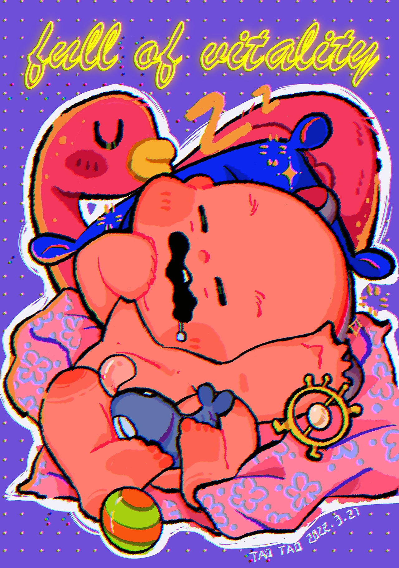 生活记录｜画的一个小朋友（图ZMzgyMjIzODUy） - 艺术插画 - 站酷设计师桃塔吉原创素材 - 站酷ZCOOL