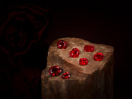 珠宝摄影—彩宝裸石