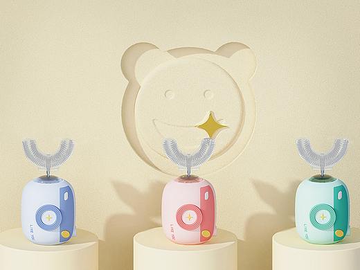 Give me a smile丨U型儿童牙刷