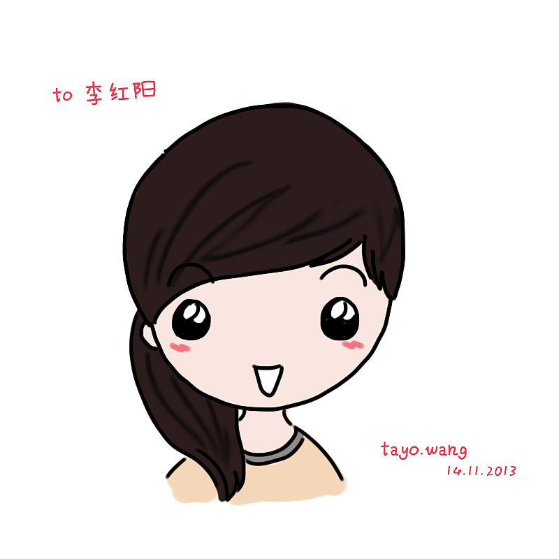 手绘Q版头像