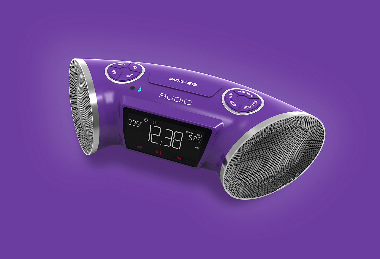 床头闹钟蓝牙音箱
