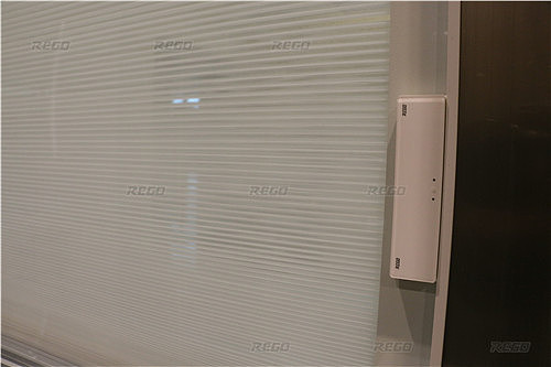 锐谷手动上升式日夜蜂巢帘中空玻璃