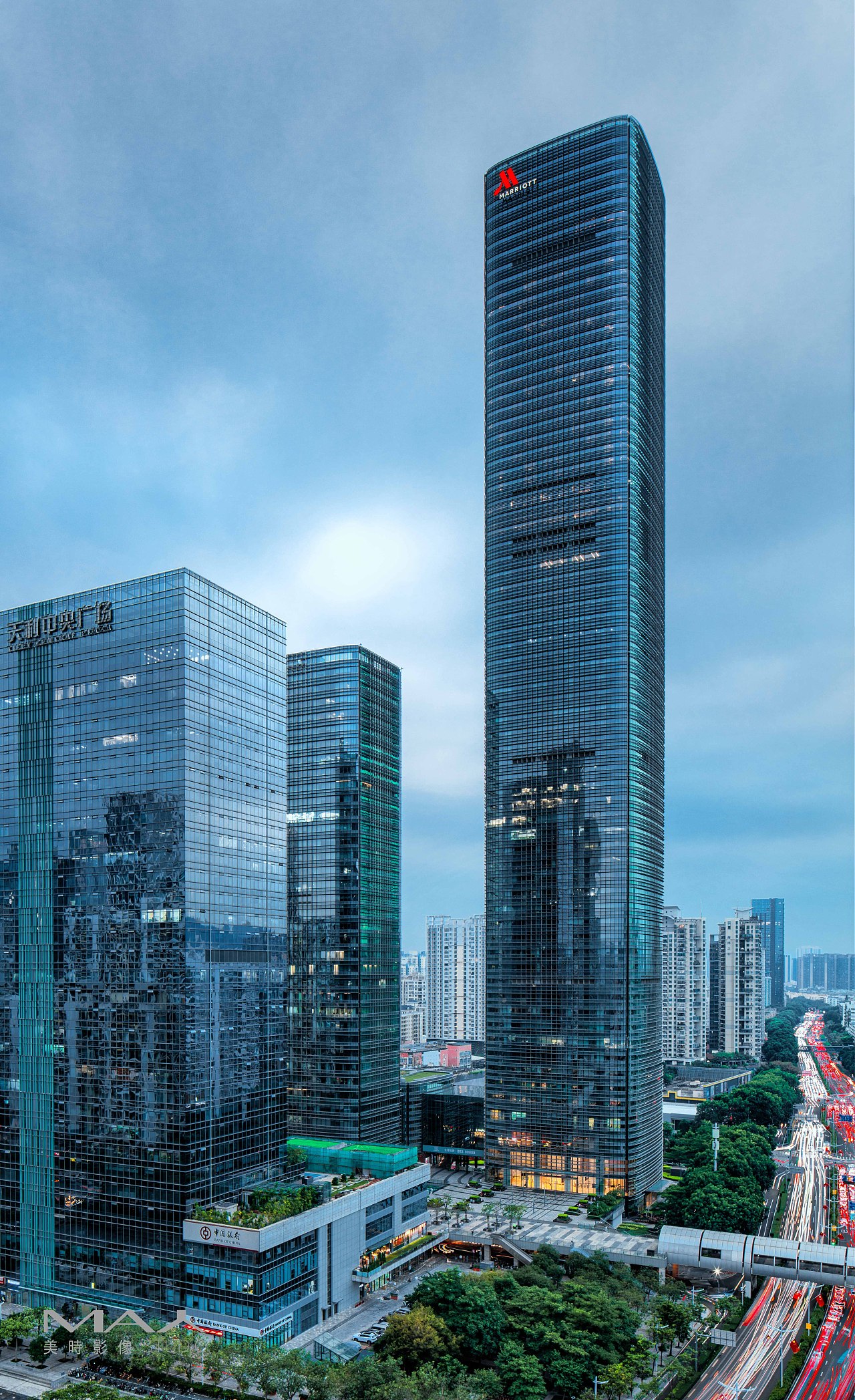 深圳游记腾讯总部大楼外立面拍摄