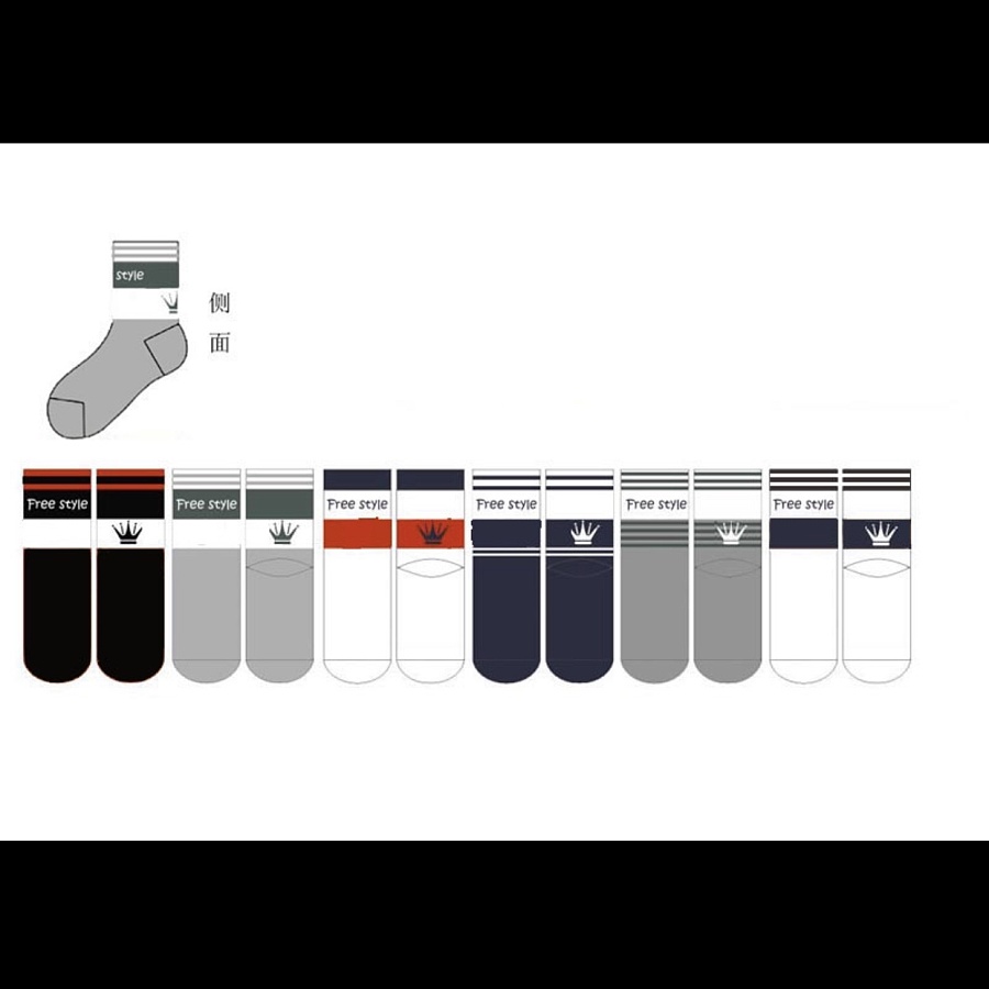 袜子平面图设计