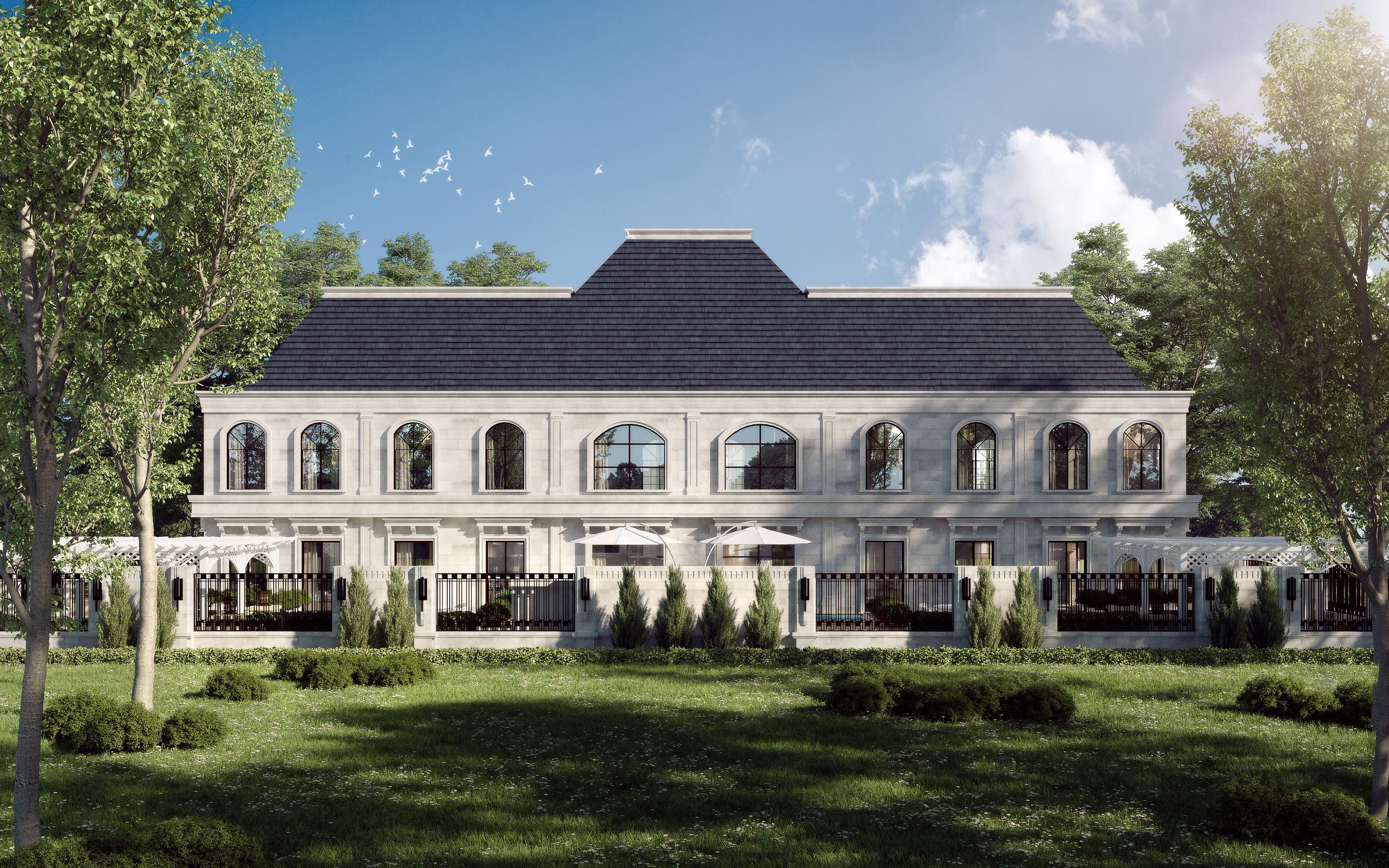 美式住宅别墅室内设计