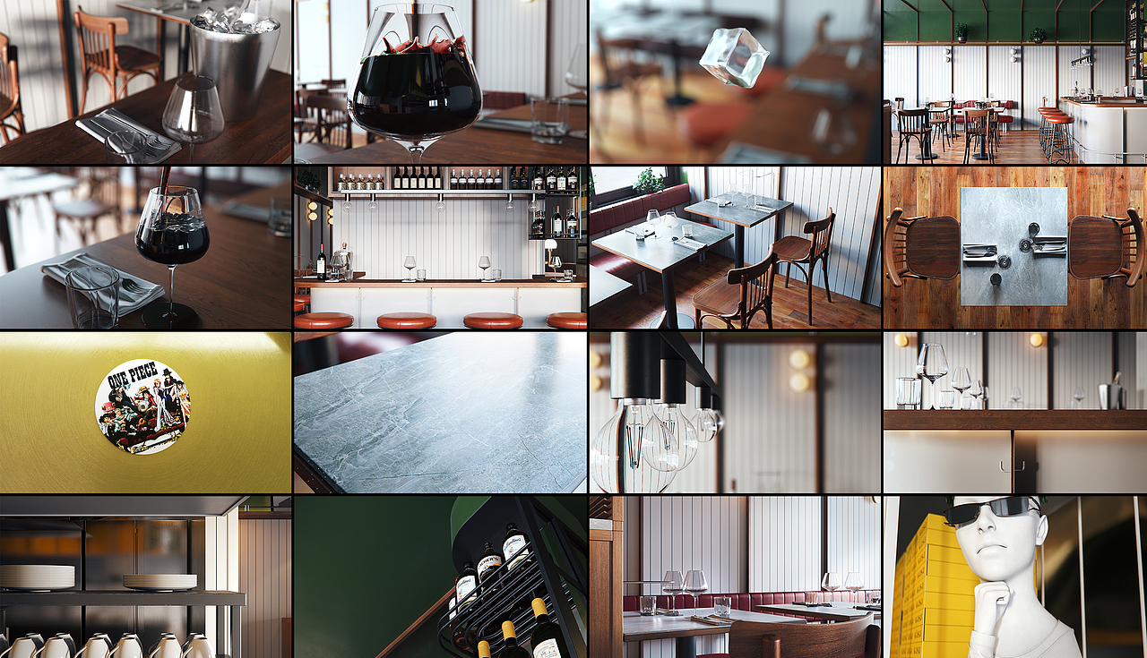 个人3Dmax作品 ——《butterfly》（图ZMjU2OTI3MTg0） - 酒店餐饮设计 - 站酷设计师CGI_工匠原创素材 - 站酷ZCOOL