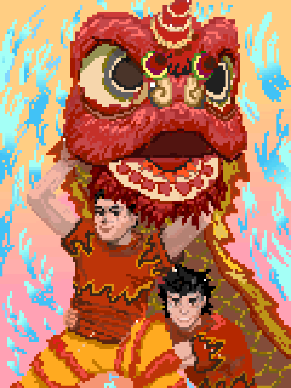 一个散漫的下午（图ZMjk1MDQyMTI0） - 像素画 - 站酷设计师鄢天方synth原创素材 - 站酷ZCOOL