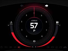 汽车仪表盘练习-马自达改版