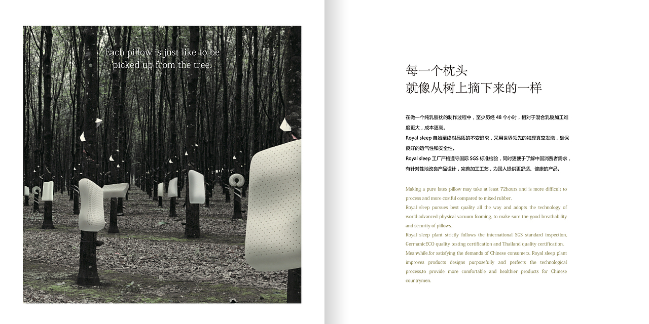 朕要睡了 泰国天然乳胶枕画册设计（图ZMjcyNTU4Mzk2） - 书籍/画册 - 站酷设计师韦特维思品牌设计原创素材 - 站酷ZCOOL