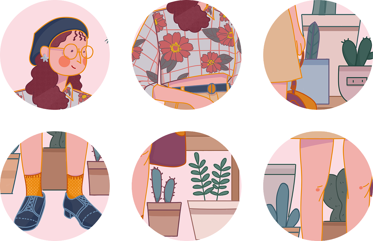 系列风格练习-可爱的人儿