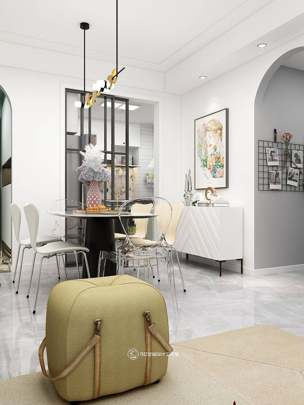 90空间设计《匆匆那年》清新-103平方3房2厅1卫