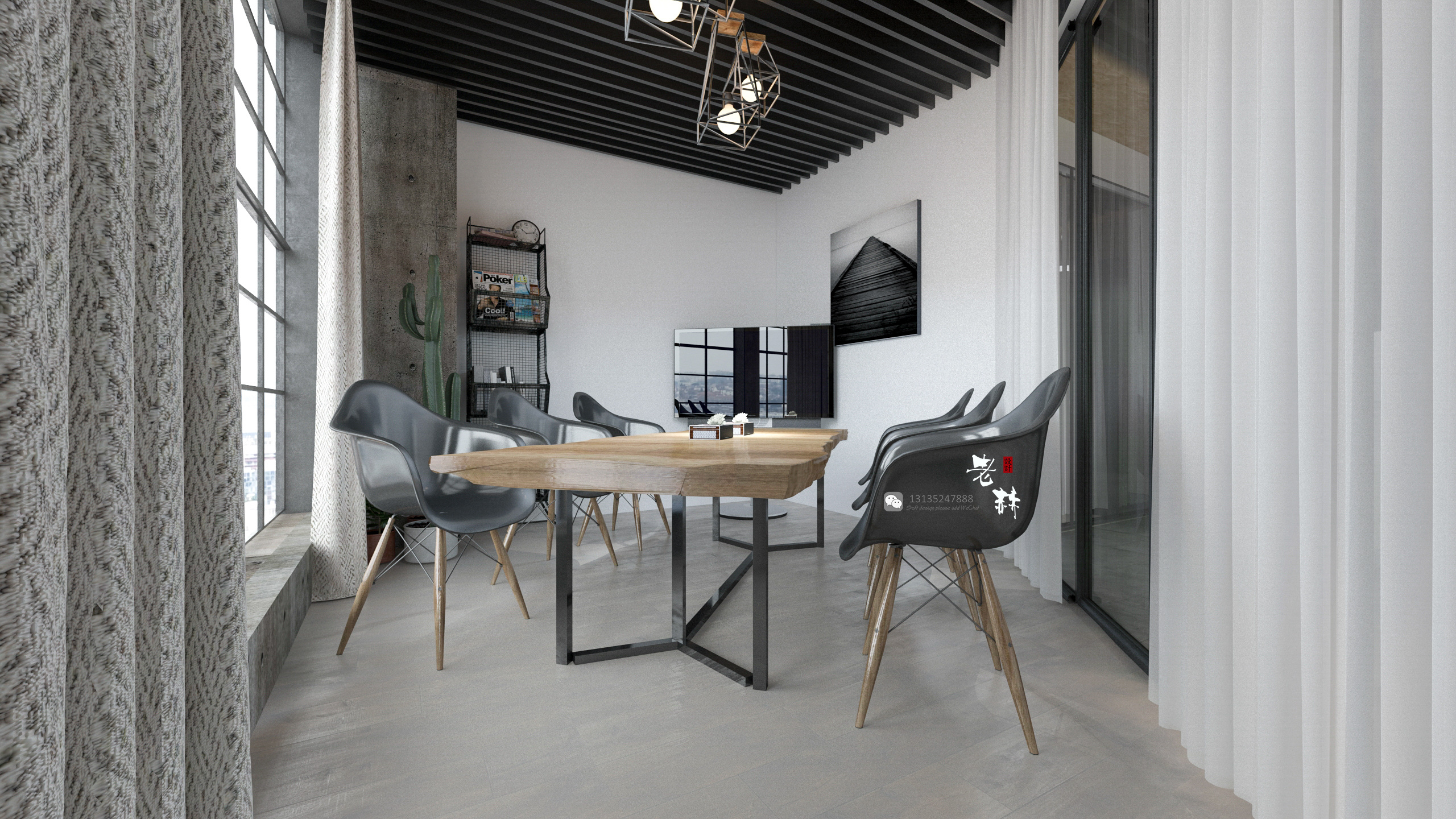 宇洋西海工业风工作室|空间|家装设计|研宅设计机构 - 原创作品