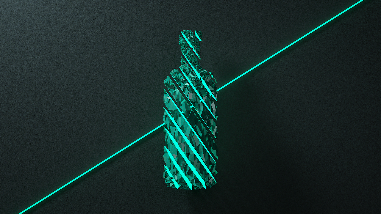 洲绿C4D丨疯狂的瓶子（图ZMjk1MTEwMTY4） - 动画/影视 - 站酷设计师洲绿原创素材 - 站酷ZCOOL