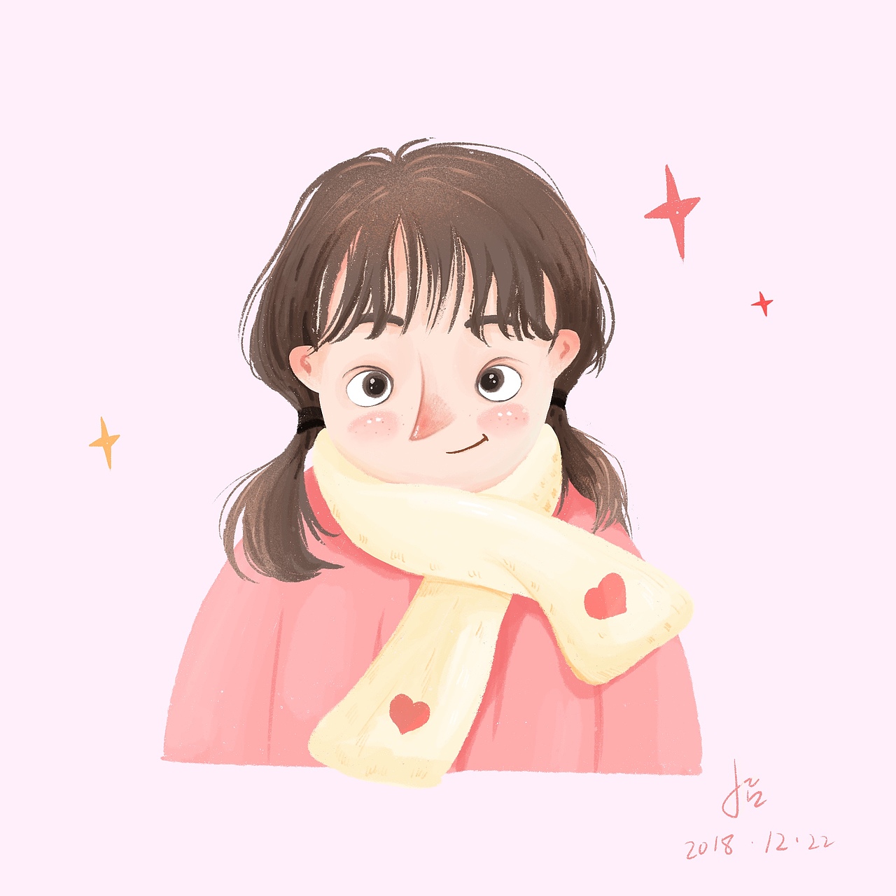 插画练习~画画照片