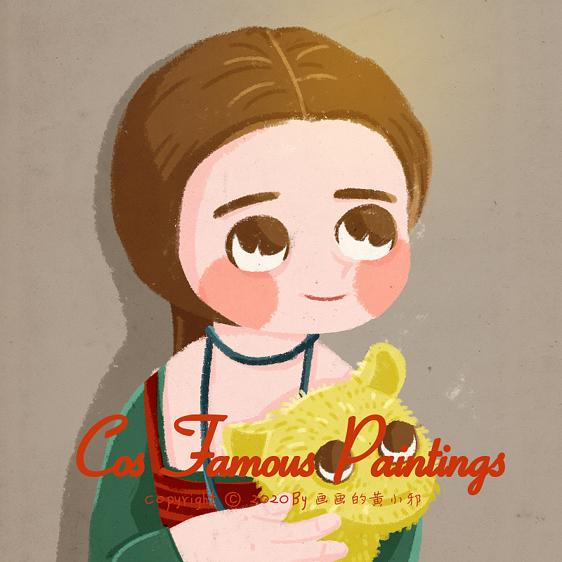 画画的黄小邪|插画|COS名画