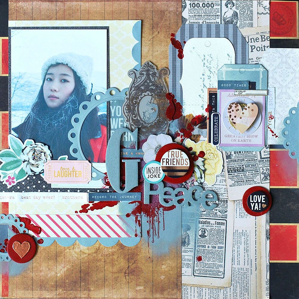 scrapbook剪贴一张