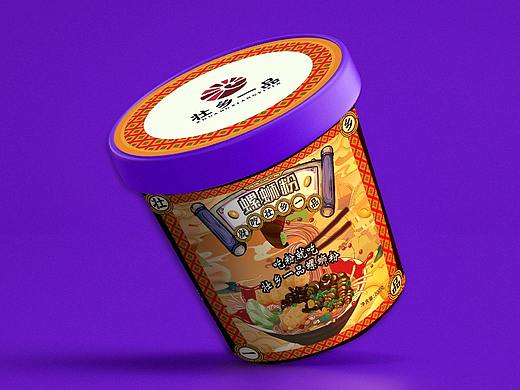 壮乡一品螺狮粉品牌设计项目包装系列（个人主页-ZNTc2MjQxNDQ=） - 包装 - 站酷设计师可爱的查理原创素材 - 站酷ZCOOL