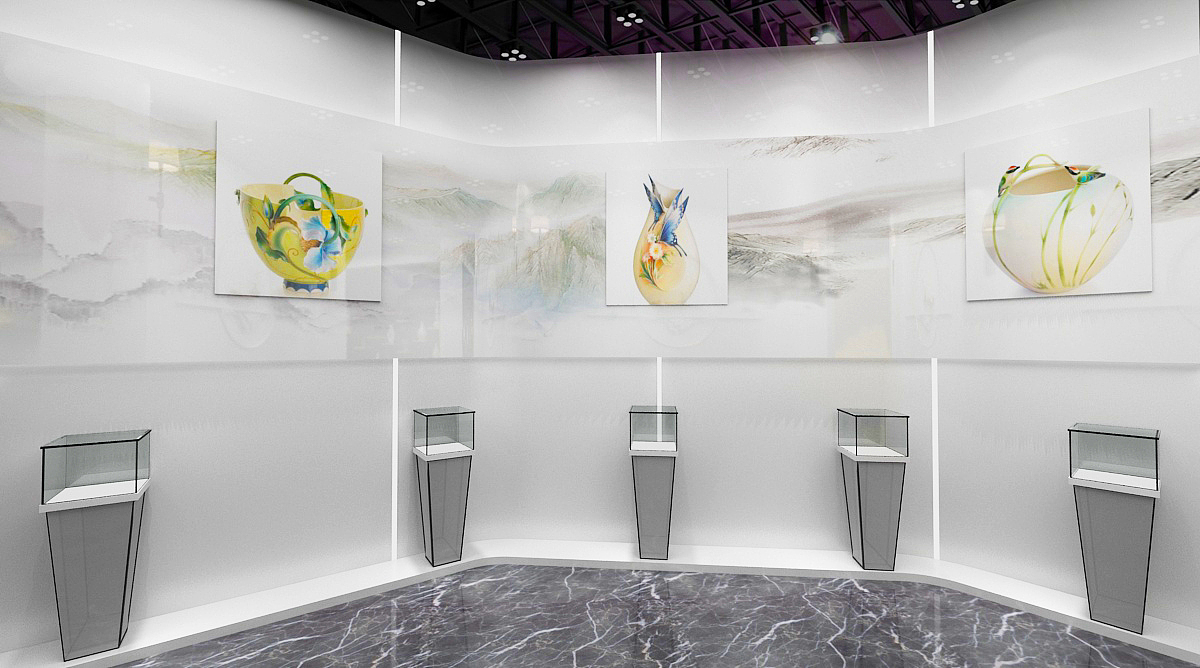 瓷器展厅 效果图设计（图ZMjExNzA0ODI0） - 其他三维 - 站酷设计师艺汇设计原创素材 - 站酷ZCOOL