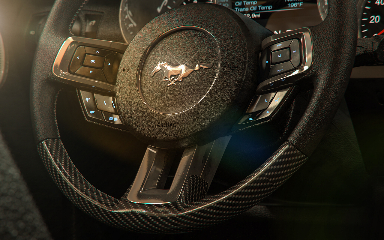 Ford Mustang 内饰渲染（图ZMjc5MTQzMDQ0） - 机械/交通 - 站酷设计师李宸源_Vision原创素材 - 站酷ZCOOL