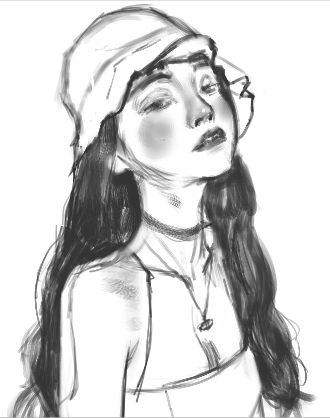 终究忍不住画了姜泰莉小姐姐了（图ZMjE3NTMzMzE2） - 创作习作 - 站酷设计师惡童製慥soulchan原创素材 - 站酷ZCOOL