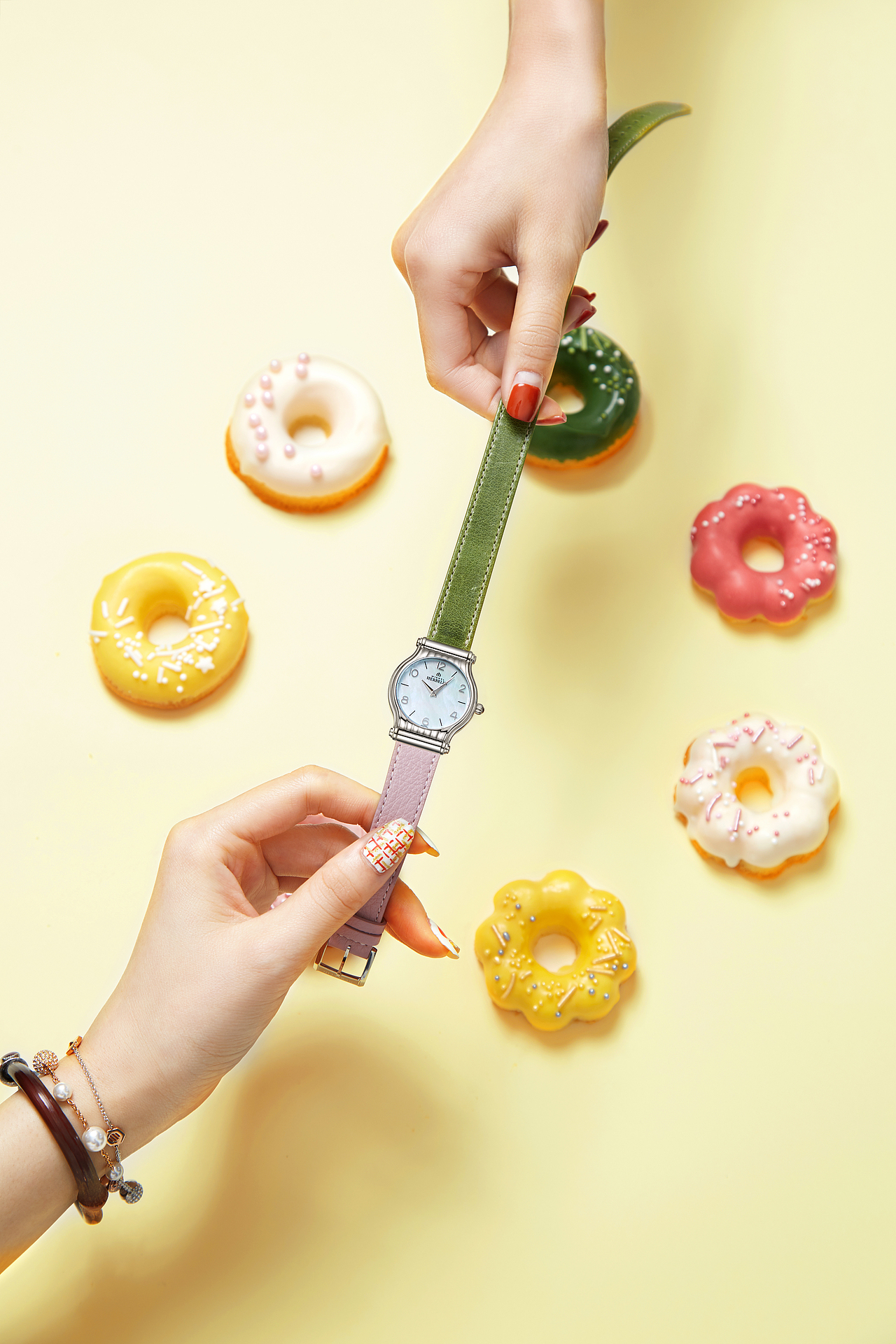 赫柏林恒星系列场景拍摄(下午茶篇一 表头表带)