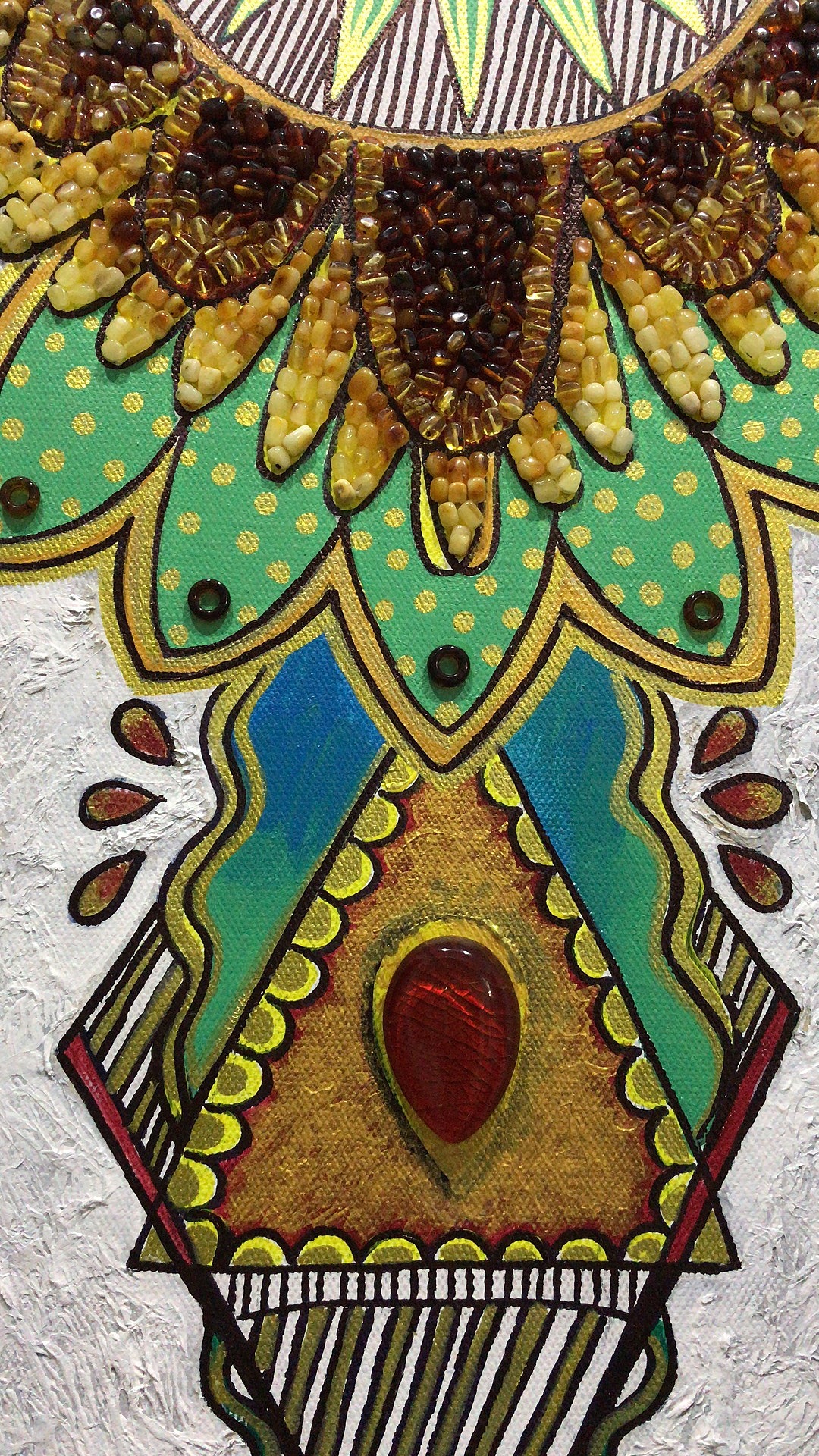 【原创】琥珀蜜蜡装饰画祝观者吉🦣祥如意！