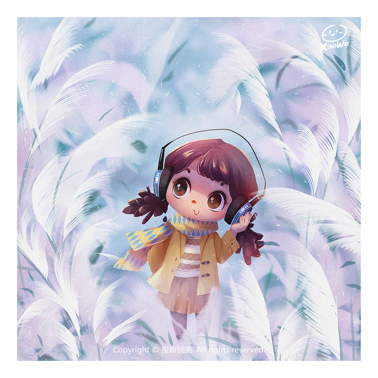 【星蔚插画】小伟 | 插画世界里宁静美好的一年（图ZMjk0NTQ4MTI4） - 创作习作 - 站酷设计师星蔚插画原创素材 - 站酷ZCOOL