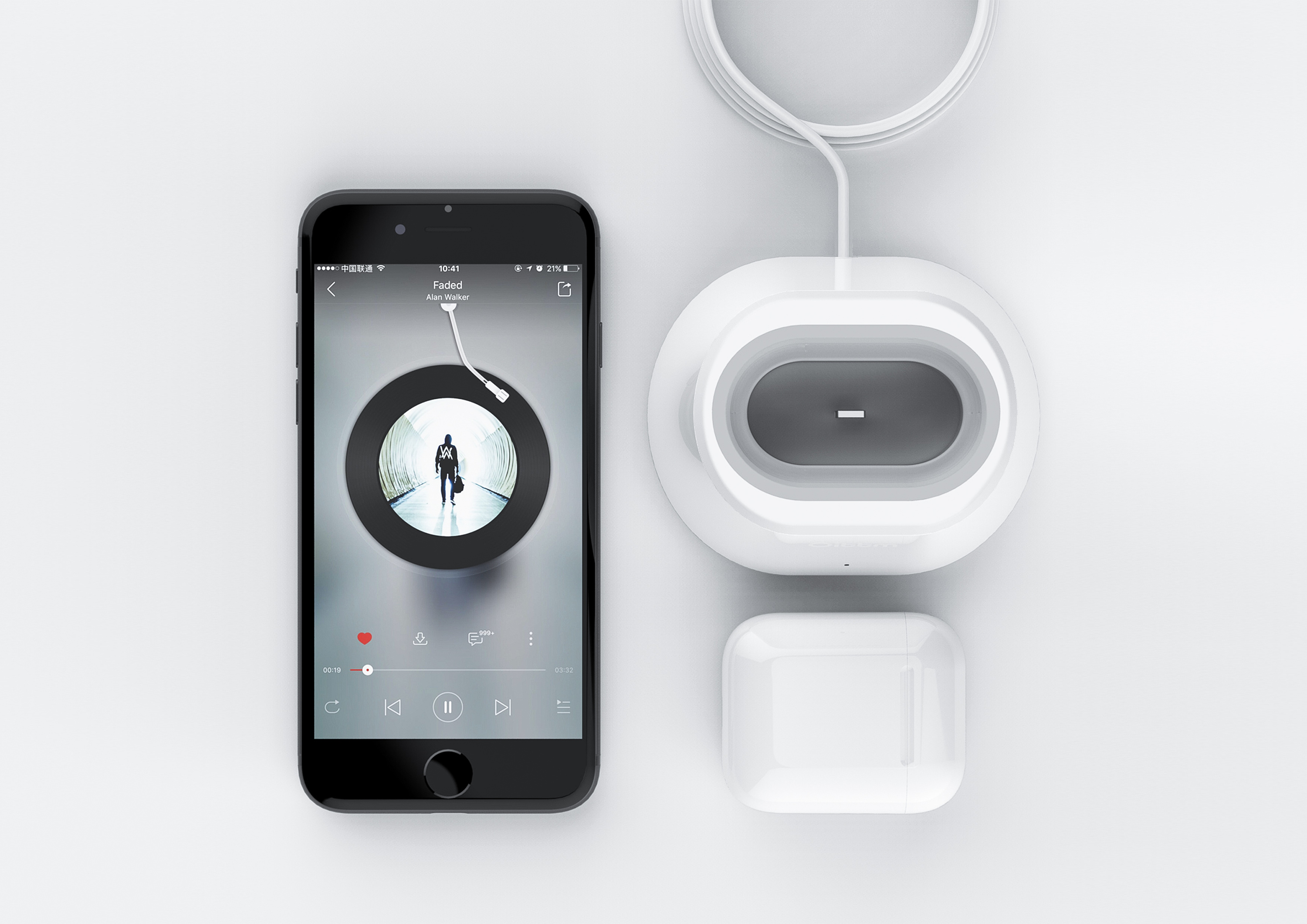 apple airpods 充电底座设计