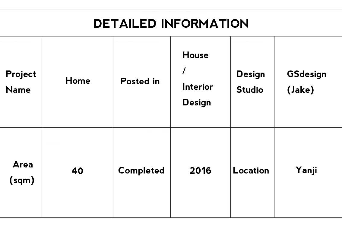 GS Project - 40平单身公寓设计（图ZMTU1OTEwODQ0） - 家装设计 - 站酷设计师居寺空间原创素材 - 站酷ZCOOL