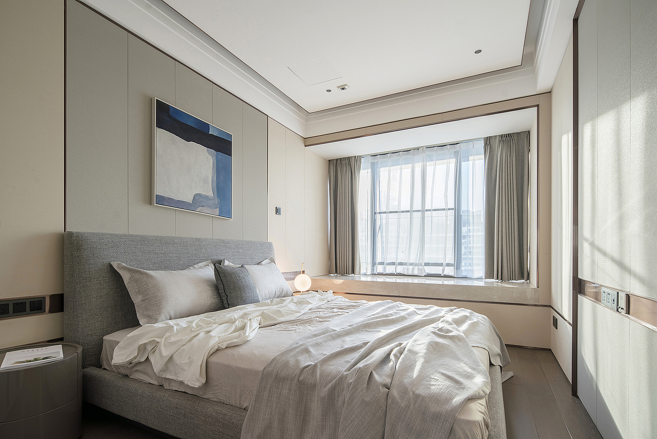 老鹰空间设计 ▏港式轻奢风，320平大平层室内设计（图ZMjE3NTgzODI4） - 家装设计 - 站酷设计师老鹰空间设计原创素材 - 站酷ZCOOL