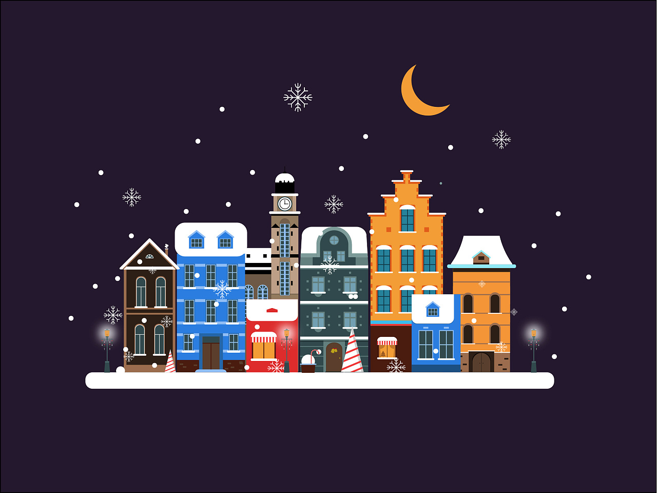 建筑插画|插画|商业插画|DK大奎 - 临摹作品 - 站